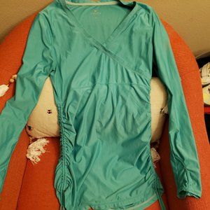 Athleta tie cinch side athletic top